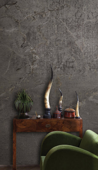 Grey Stone Texture Wallpaper Mural-GraffitiWallArt