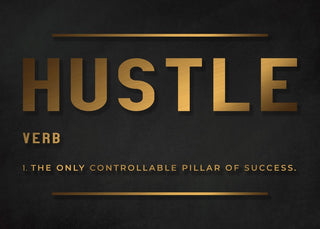 Grind Hustle Success Motivational Posters Canvas Wall Art-GraffitiWallArt