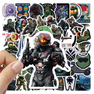 Halo Graffiti Sticker Set - Multiuse Decoration Pack-GraffitiWallArt