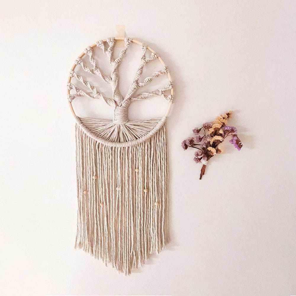 Handcrafted Woven Macrame Wall Hanging Dcor for Walls-GraffitiWallArt