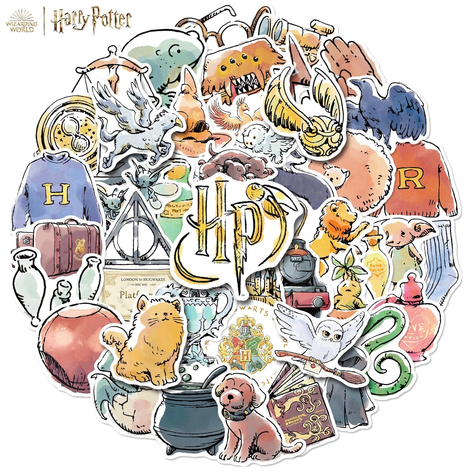 Harry Potter Stickers Pack - Exclusive Collection-GraffitiWallArt