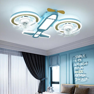 Helicopter Plane Chandelier Light - Unique Aviation Design-GraffitiWallArt