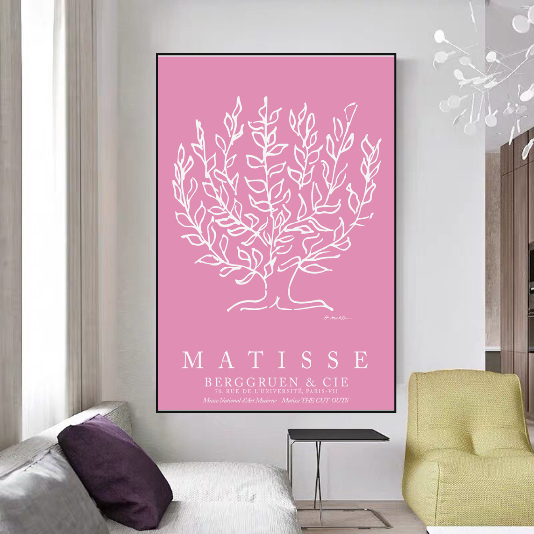 Henri Matisse Corals, Seaweeds Ocean Love Canvas Wall Art-GraffitiWallArt