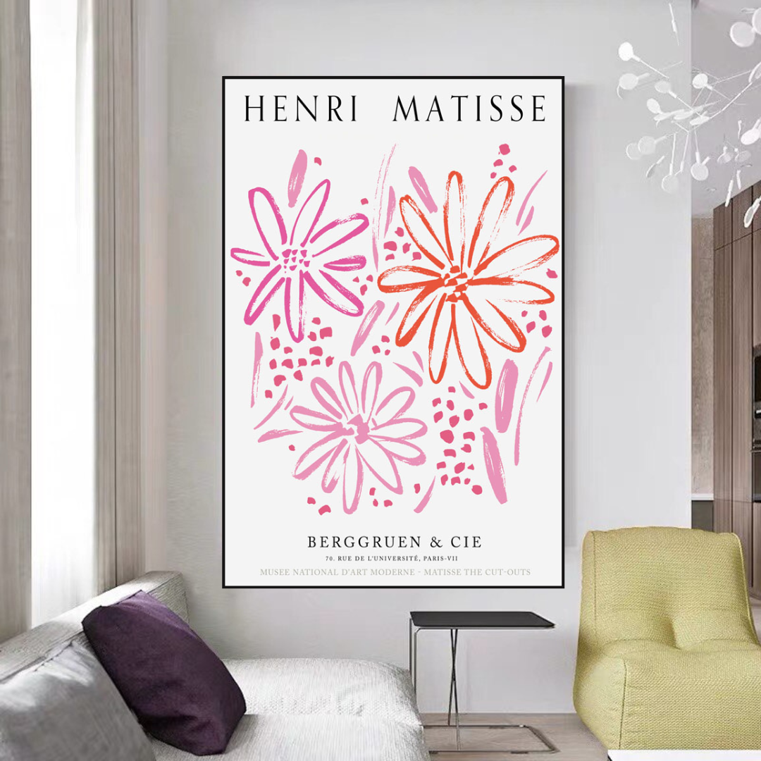 Henri Matisse Corals, Seaweeds Ocean Love Canvas Wall Art-GraffitiWallArt