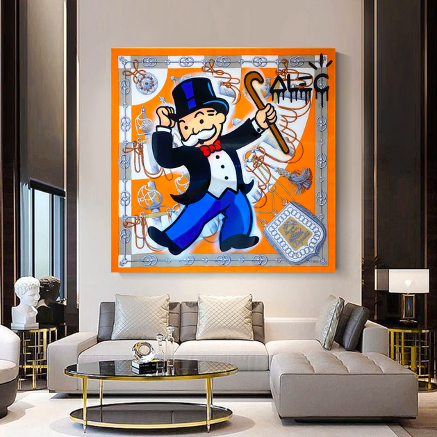 Hermes Collection: Alec Monopoly Wall Art