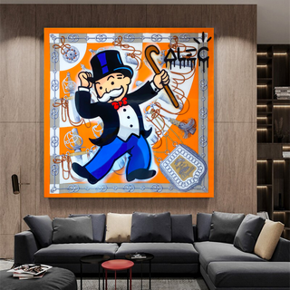 Hermes Collection: Alec Monopoly Wall Art-GraffitiWallArt