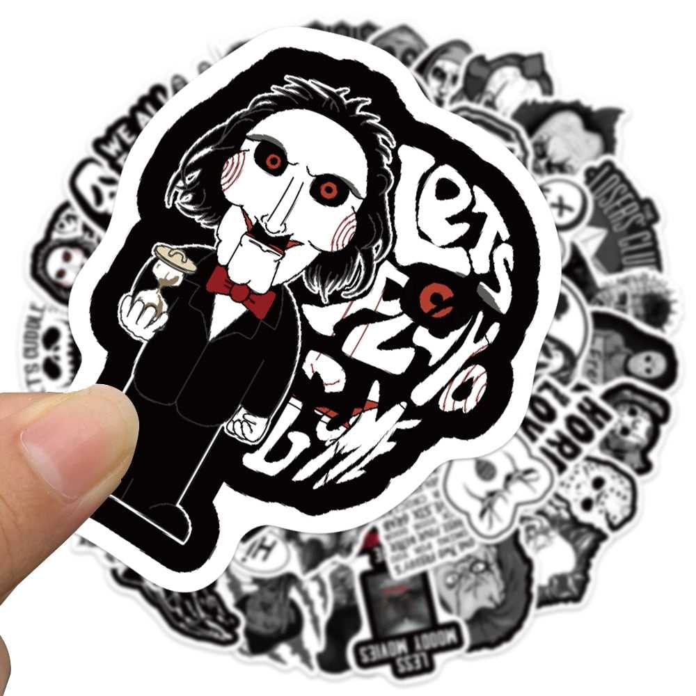 Horror Movie Sticker Pack – Spooky Decals for Thrill Lovers-GraffitiWallArt