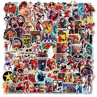 Incredibles Stickers Pack - Disney Movie Themed-GraffitiWallArt