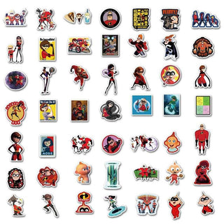 Incredibles Stickers Pack - Disney Movie Themed-GraffitiWallArt