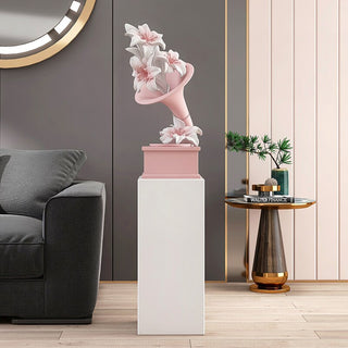 Interior Home Decoration Flower Statue Ornament-GraffitiWallArt