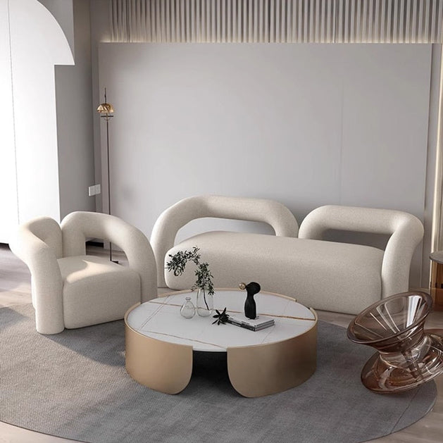 Italiano Minimalist Sofa Set: Elegant and Modern Furniture-GraffitiWallArt