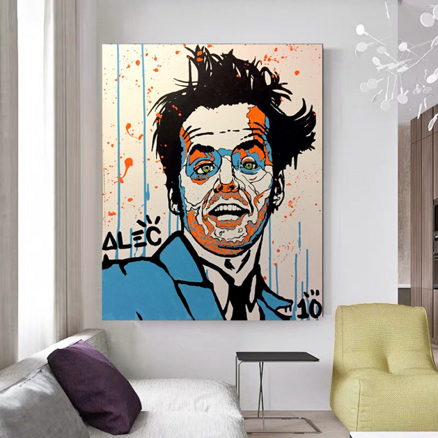 Jack Nicholson Wall Art: Discover Timeless Masterpieces-GraffitiWallArt