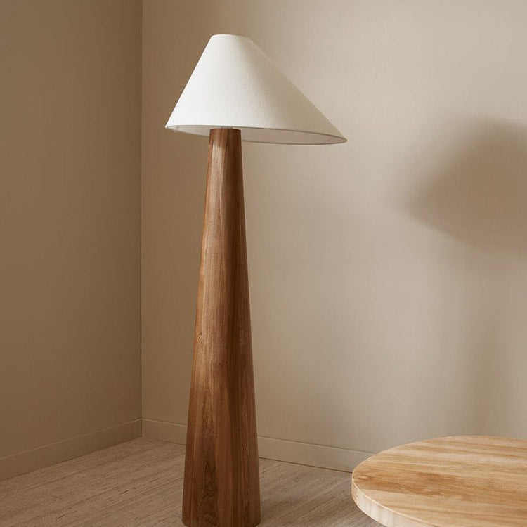 Japanese Wood Floor Lamp: Stylish Lighting Solution-GraffitiWallArt