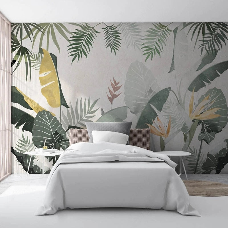 Jungle Comfort Wallpaper Mural-GraffitiWallArt