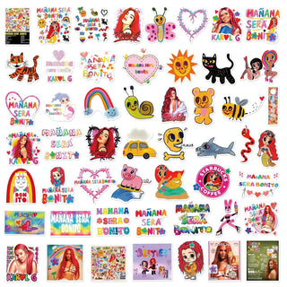 Karol G Manana sera Bonito Stickers Pack-GraffitiWallArt