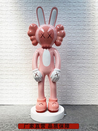 KAWS Accomplice Vinyl Figure Pink – Authentic Collectible-GraffitiWallArt