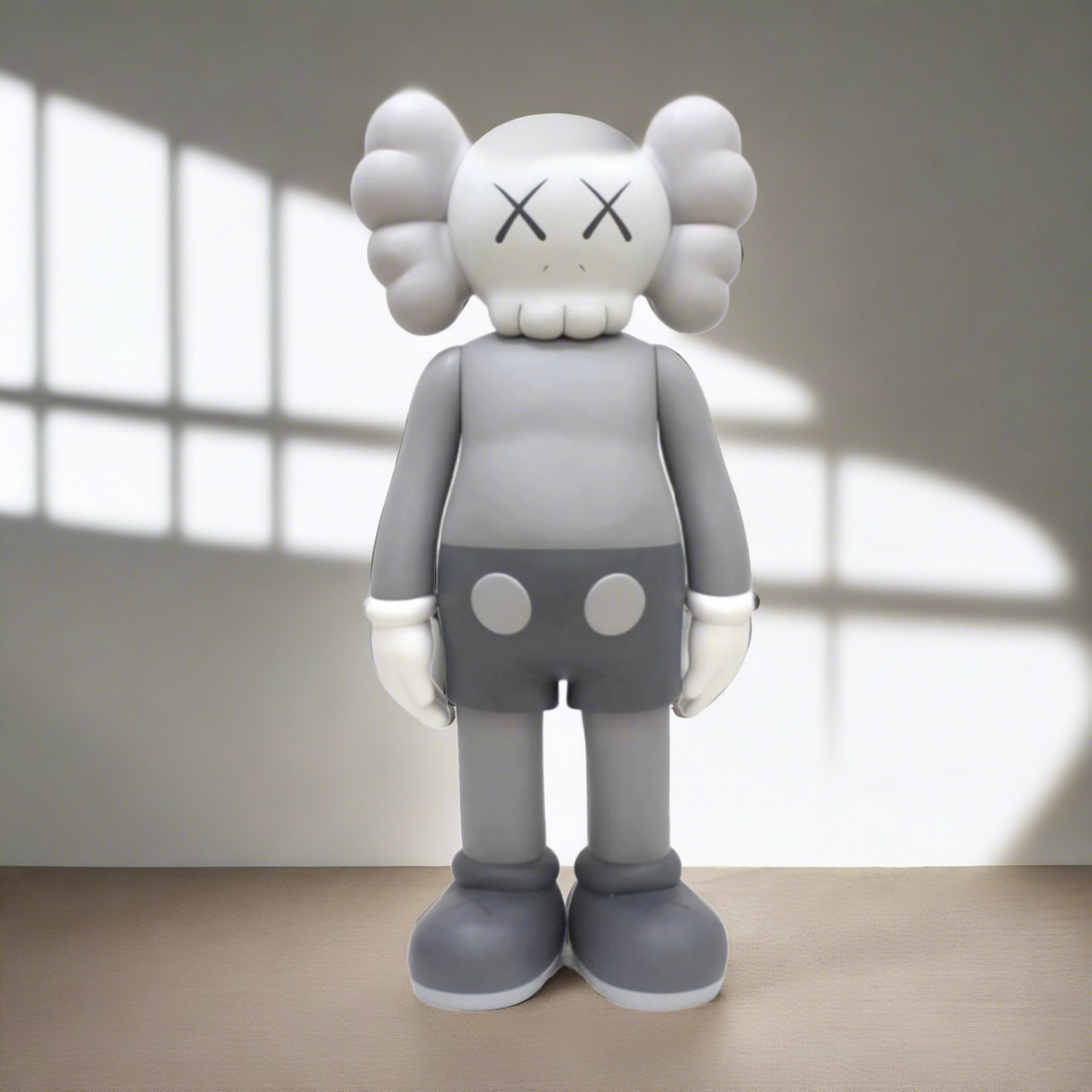 KAWS Four Foot Companion Grey-GraffitiWallArt