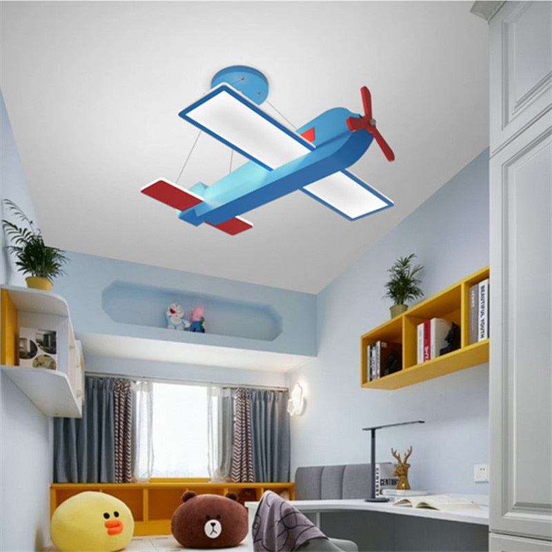 Kids Airplane Light - Perfect for Playful Bedroom Decor-GraffitiWallArt