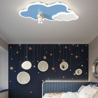 Kids Astronaut Ceiling Light | Kids Room Decor Lights-GraffitiWallArt