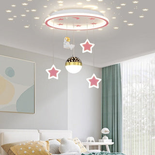 Kids Astronaut Chandeliers Light | Kids Room Decor Lights-GraffitiWallArt