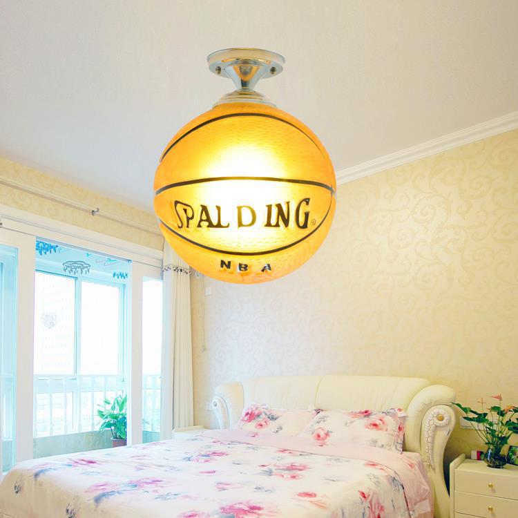 Kids Basketball Football Ceiling Light | Kids Room Decor Lights-GraffitiWallArt