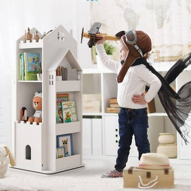Kids Books Storage Rack | Toys Storage Cabinet Large | Books Organising Cabinet-GraffitiWallArt