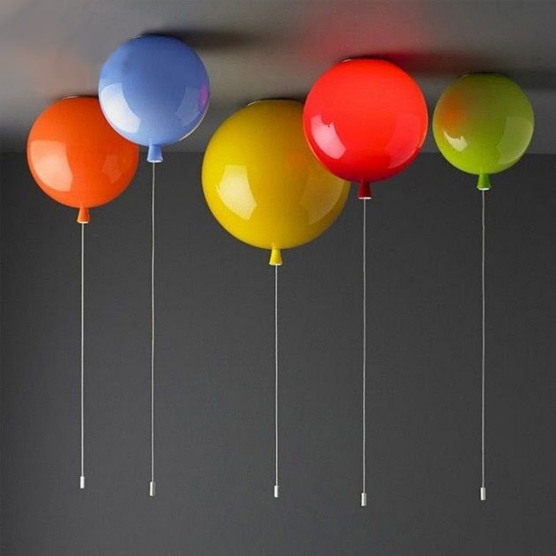 Kids Colourful Balloons Ceiling Light | Kids Room Decor Lights-GraffitiWallArt