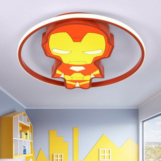 Kids IronMan Ceiling Light | Kids Room Decor Lights-GraffitiWallArt