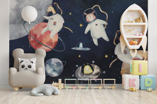 Kids Room Wallpaper Mural: Astronauts Collection-GraffitiWallArt