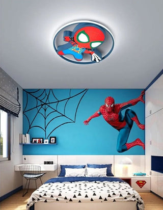 Plafonnier Spiderman pour enfants | Lumières de décoration de chambre d'enfants