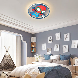 Kids Spiderman Ceiling Light | Kids Room Decor Lights-GraffitiWallArt