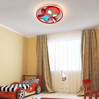 Kids Spiderman Ceiling Light | Kids Room Decor Lights-GraffitiWallArt