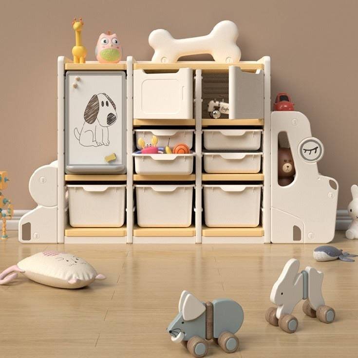 Kids Toy Storage Train: Organize Toys with Style-GraffitiWallArt