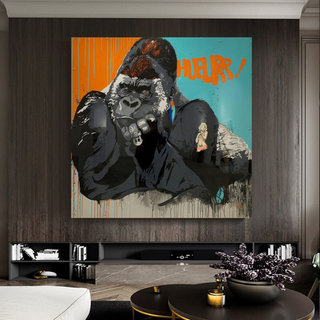 King Kong Canvas Wall Art-GraffitiWallArt