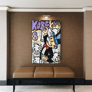 Kobe: Mr Monopoly Canvas Wall Art – Exclusive Design-GraffitiWallArt