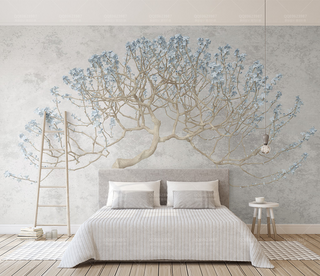 Large 3D Tree Wallpaper Murals - Transform Any Space-GraffitiWallArt