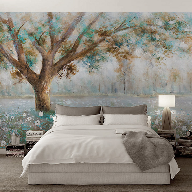 Large Tree Wallpaper Mural - High-Quality Design-GraffitiWallArt