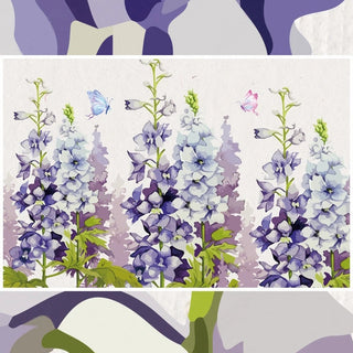 Lavender Theme Wallpaper: Enchant your space-GraffitiWallArt