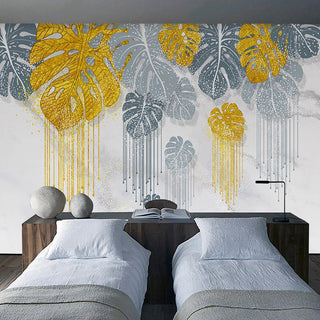 Leaf Wallpaper - Shop Dripping's Stunning Designs-GraffitiWallArt