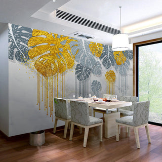 Leaf Wallpaper - Shop Dripping's Stunning Designs-GraffitiWallArt