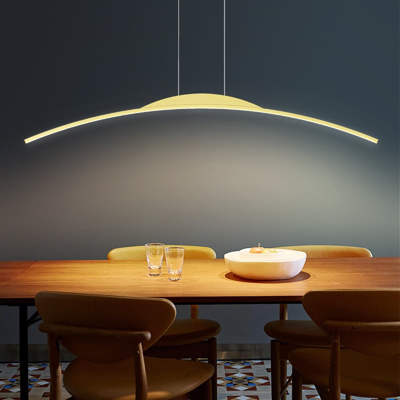 LED Long Chandelier for Dining Room, Kitchen-GraffitiWallArt