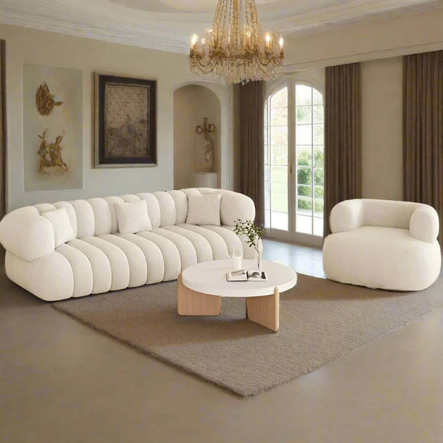 Linear Nordic Style Designer Sofa Set - GraffitiWallArt
