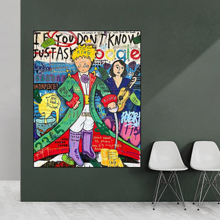 Little Prince Pop Art Canvas Wall Art - Graffiti Print for Home Decor-GraffitiWallArt