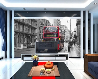 London Wallpaper Mural – Transform Your Space with Style-GraffitiWallArt