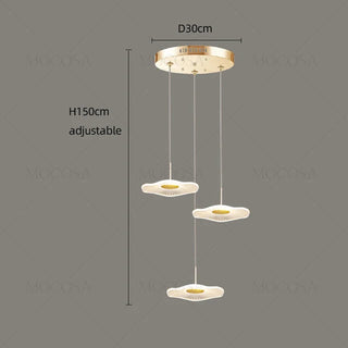 Lotus Leaf Chandelier: Elegant Lighting for Your Space-GraffitiWallArt