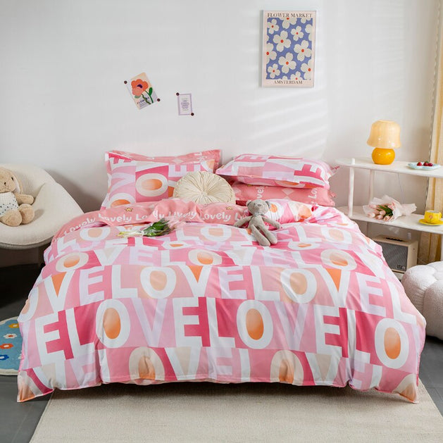 Love Bedding Set: Find the Perfect Match-GraffitiWallArt