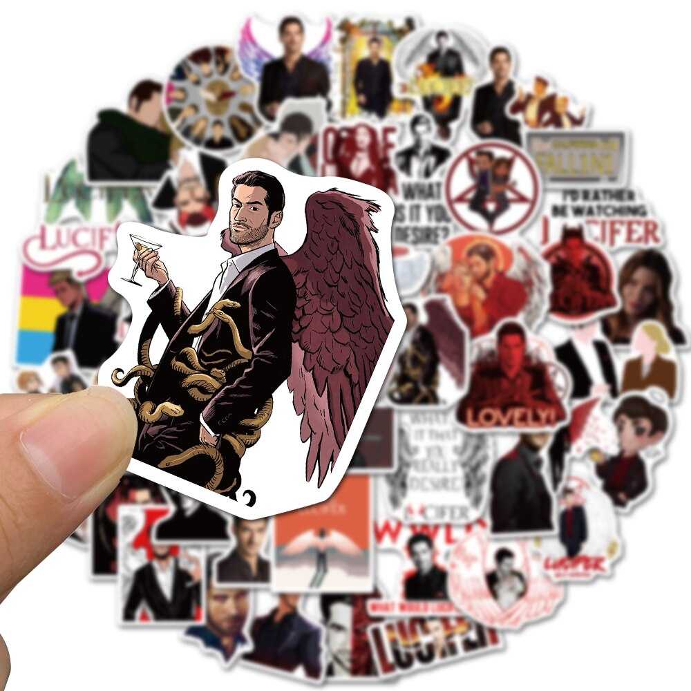 Lucifer Stickers Pack - Famous and Waterproof Bundle-GraffitiWallArt