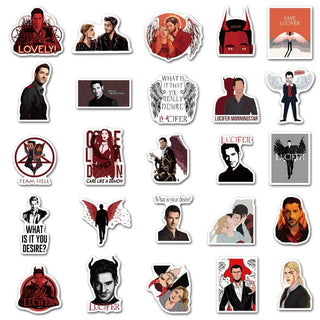 Lucifer Stickers Pack - Famous and Waterproof Bundle-GraffitiWallArt