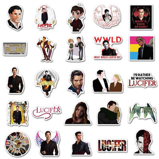 Lucifer Stickers Pack - Famous and Waterproof Bundle-GraffitiWallArt