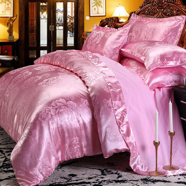 Luxury Jacquard Bedding Sets-GraffitiWallArt